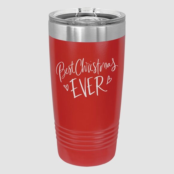 Best Christmas Ever Insulated Stainless Steel Travel Mug with Slider Lid - Picture 1 of 2